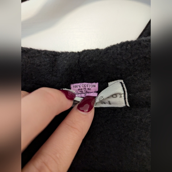 The Collection Royal Made In Nepal Lined Patchwork Hoodie - Picture 9 of 10